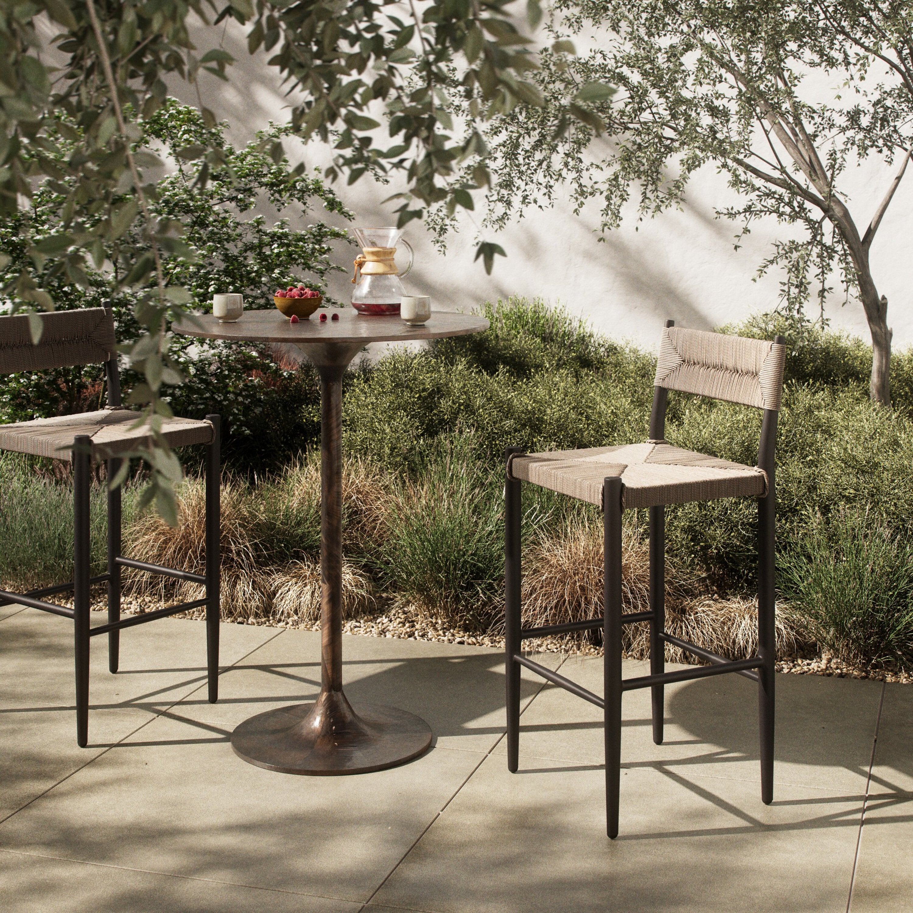 Four Hands Lomas Outdoor Stool - 2Modern