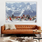 Lounging In Verbier by Slim Aarons Wall Art