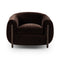 Lyla Lounge Chair  option Surrey Cocoa / Dark Oak