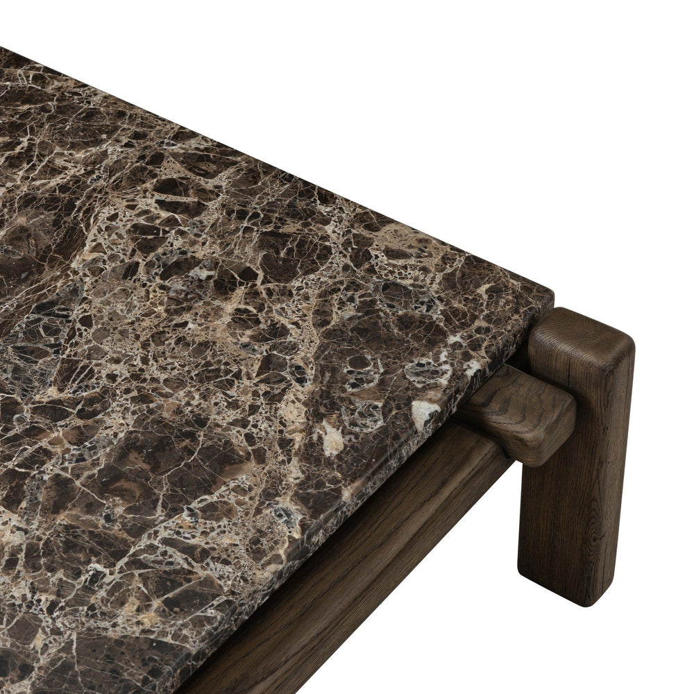 Marcia Square Marble Coffee Table