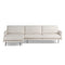 Melle 2-Piece Sectional Sofa  option Omari Natural