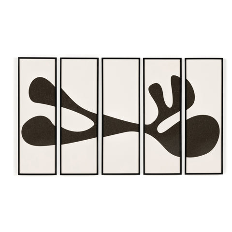 Organic Shape I by FH Art Studio Wall Art (Set of 5)