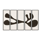 Organic Shape I by FH Art Studio Wall Art (Set of 5)