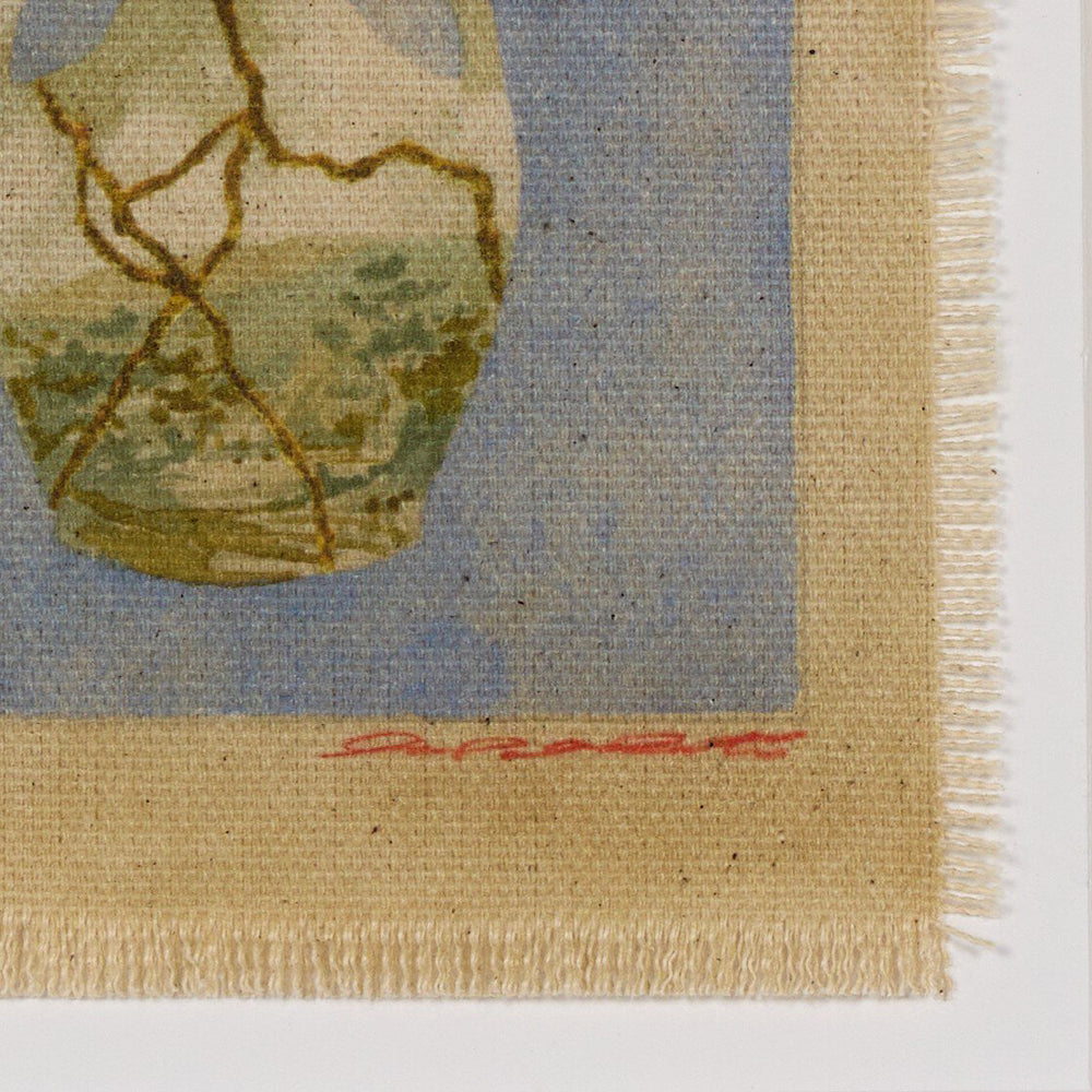 Poetic Mend Blue 2 by Laurel-Dawn Latshaw Wall Art
