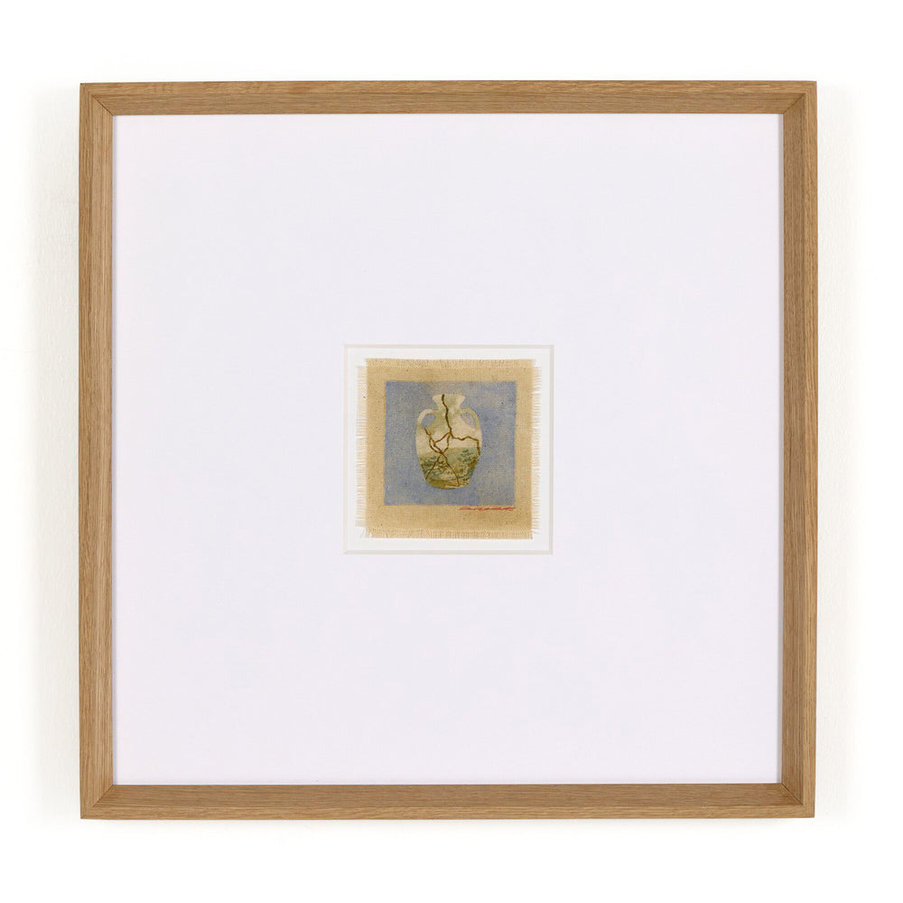 Poetic Mend Blue 2 by Laurel-Dawn Latshaw Wall Art