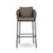 Porto Outdoor Stool  option Ellor Brown / Bronze/Khaki Rope
