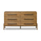 Rosedale 6 Drawer Dresser  option Amber Oak Veneer