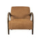 Sandro Lounge Chair  option Nubuck Cognac Leather / Weathered Sepia