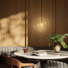 Schwung Glass Globe Pendant Light