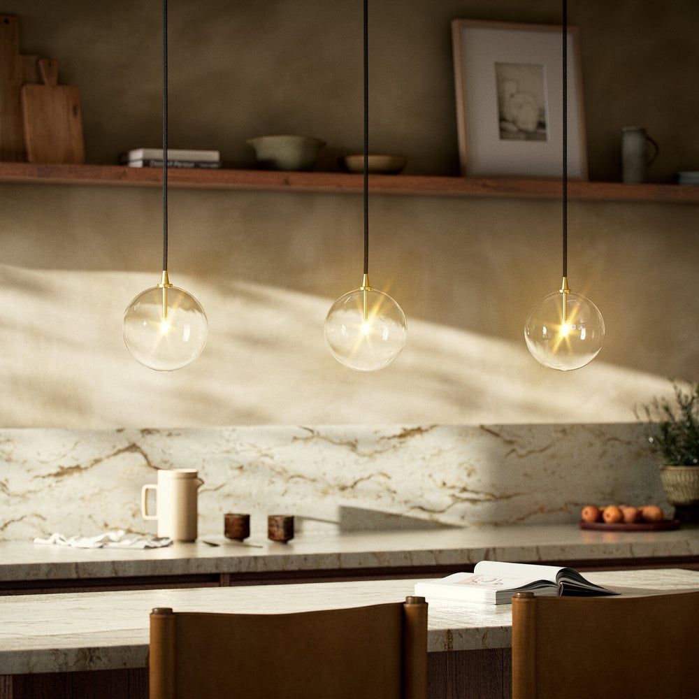 Schwung Glass Globe Pendant Light