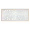 See Through by FH Art Studio Long Rectangular Wall Art  option Blue / Natural 2.5 Maple