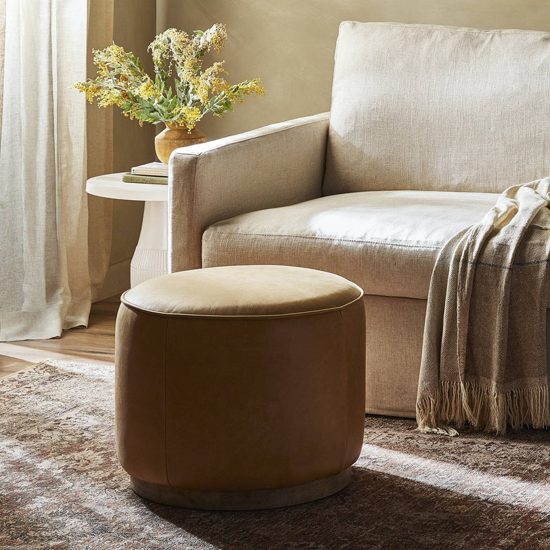 Four Hands Sinclair Ottoman - 2Modern