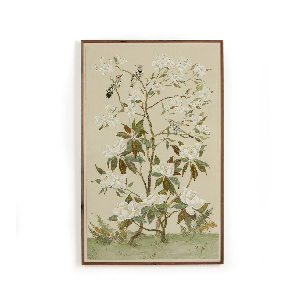 Tan Chinoiserie by Laurel-Dawn Latshaw Wall Art