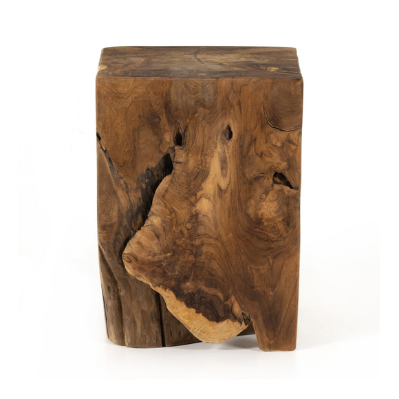 Teak Outdoor Accent Stool