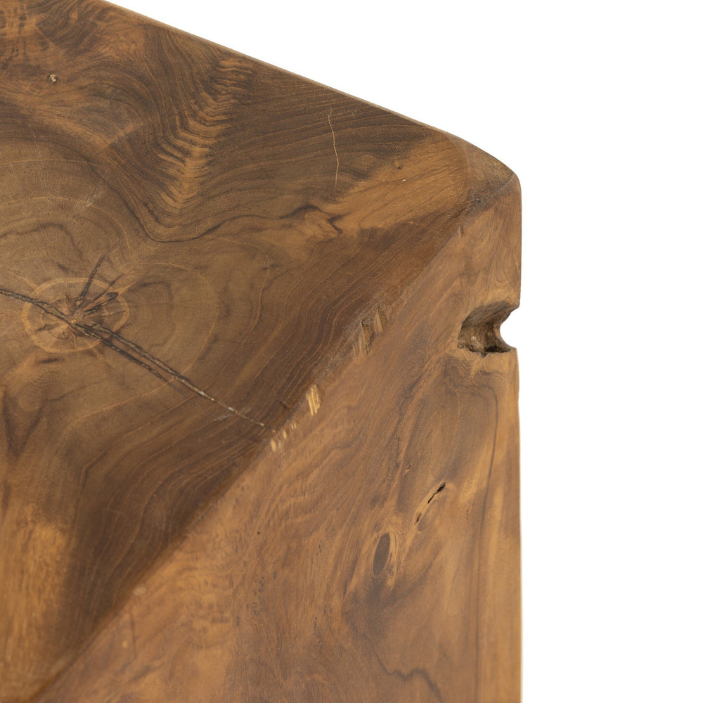 Teak Outdoor Accent Stool