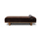 Teia Chaise Lounge  option Monte Chocolate / Drifted Ash / Lorento Cigar