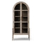 Tolle Cabinet  option Rustic White Solid / Warm Natural Oak Veneer Interior