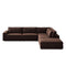 Bloor 4-Piece Sectional with Ottoman  option Left Arm Facing