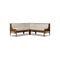 Priscilla L Shape Dining Banquette  option L Shape / Small: 75 in width