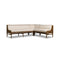 Priscilla L Shape Dining Banquette  option Right Facing / Medium: 98 in width