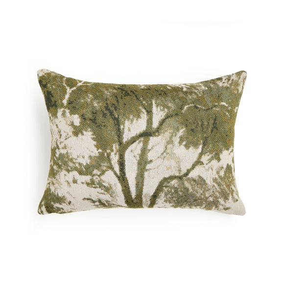 Toile Lumbar Pillow
