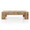 Abaso Coffee Table  option Rustic Wormwood Oak