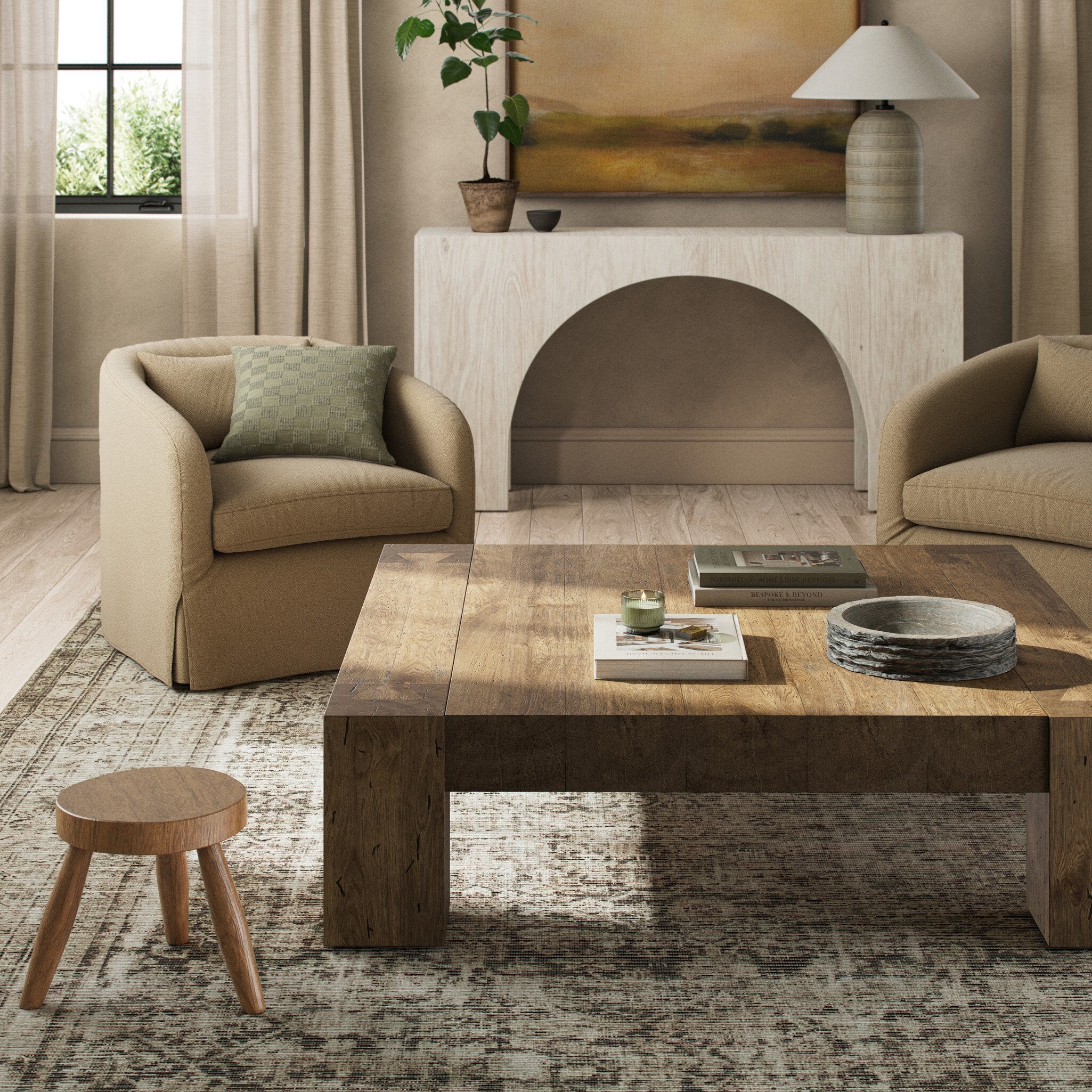 Four Hands Abaso Coffee Table - 2Modern