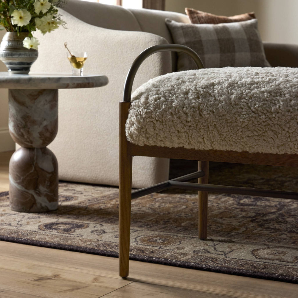 Amber Lewis x Four Hands Demi Accent Stool
