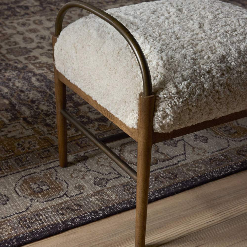 Amber Lewis x Four Hands Demi Accent Stool