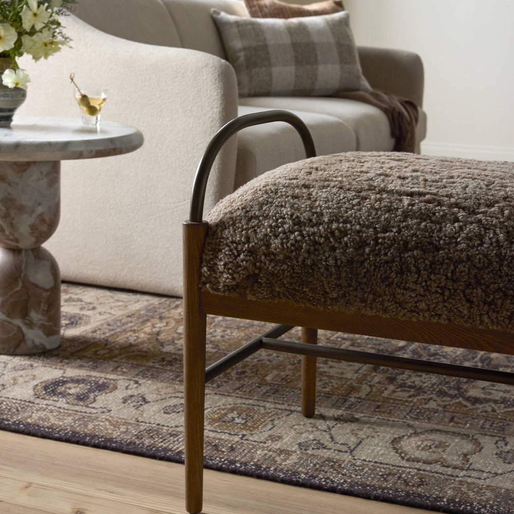 Amber Lewis x Four Hands Demi Accent Stool