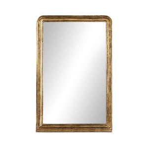 Antiqued French Louis Floor Mirror