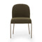 Astrud Dining Chair  option Brushed Slate / Fiqa Boucle Olive