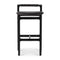 Baden Bar and Counter Stool  option Sonoma Black / Brushed Ebony