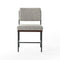 Benton Dining Chair  option Savile Flannel / Almond Oak