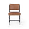 Benton Dining Chair  option Sonoma Chestnut Leather / Drifted Oak