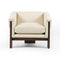 Cairo Lounge Chair  option Thames Cream