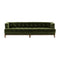 Dylan Sofa  option Sapphire Olive / Aspen Grey
