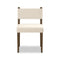 Ferris Dining Chair  option Crypton Nomad Snow / Crypton Nomad Snow / Amber Ash