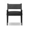 Ferris Dining Armchair  option Palermo Black / Gibson Black / Black Ash