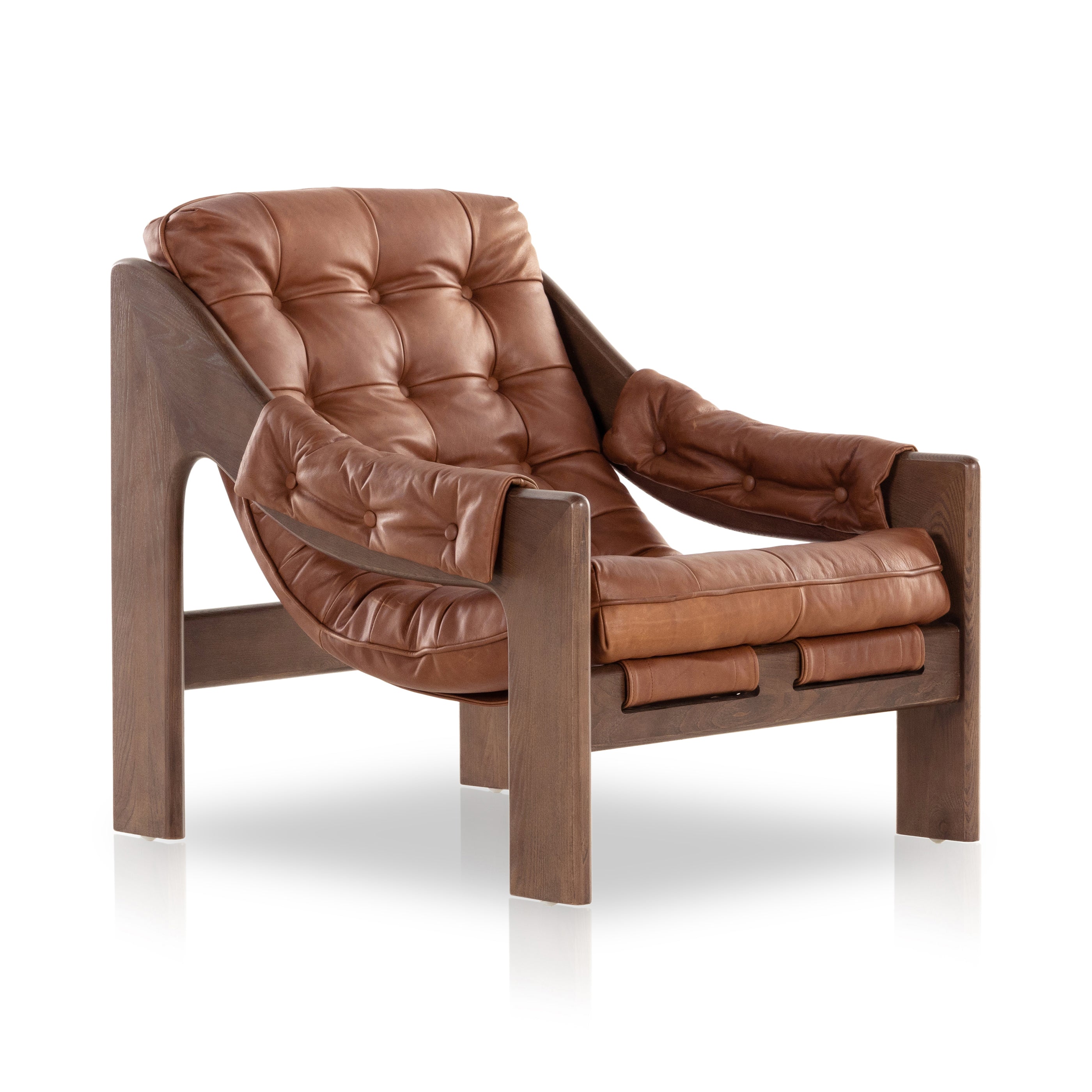 Halston fabric snuggle chair sales