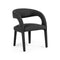 Hawkins Dining Chair  option Fiqa Boucle Charcoal