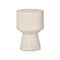 Jovie Outdoor End Table  option Ivory Teak