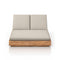 Kinta Outdoor Double Chaise Lounge  option Faye Sand