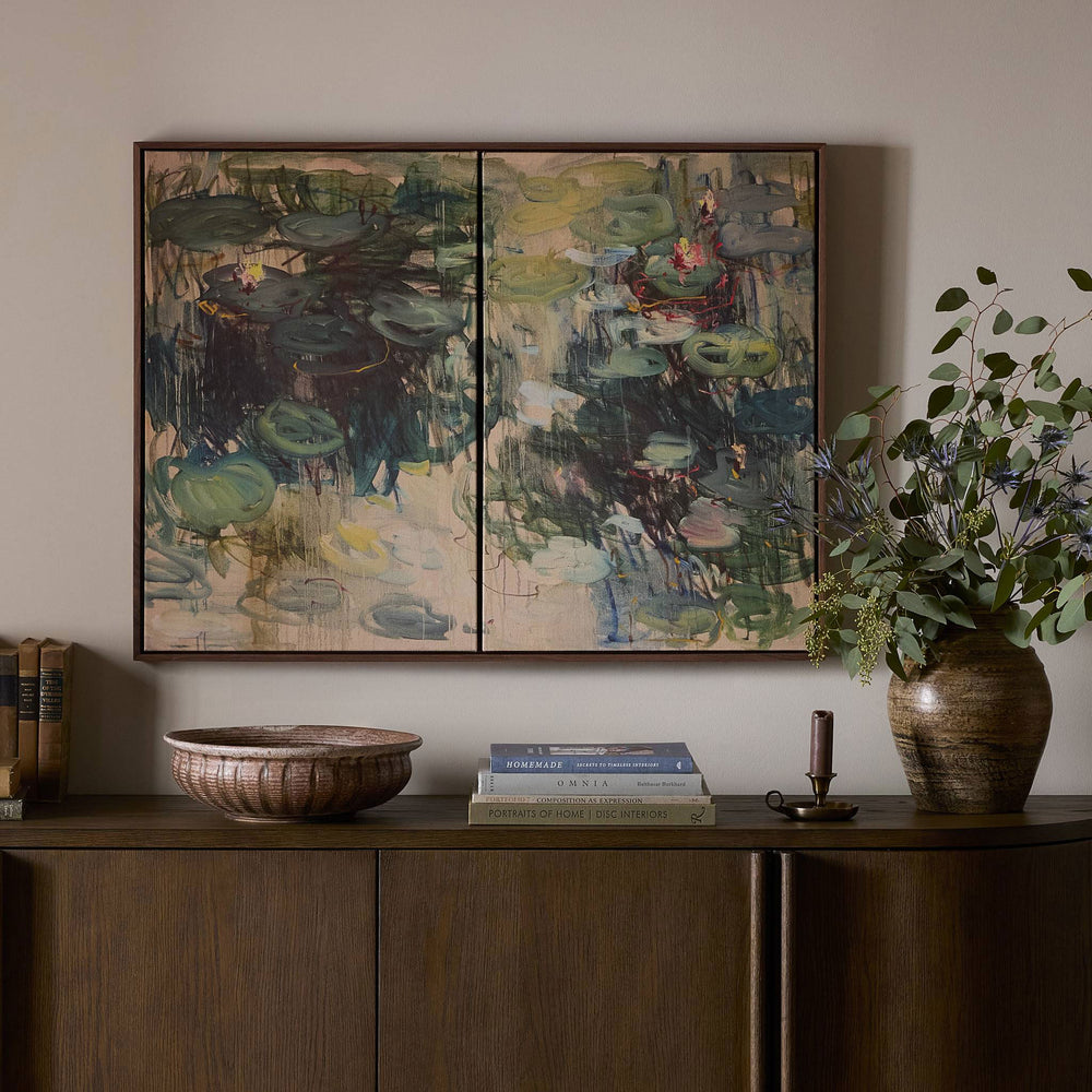 Lily Pond by Lilia Orlova Holmes Wall Art