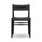 Lomas Outdoor Dining Chair  option Vintage Coal / Black Teak