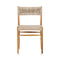 Lomas Outdoor Dining Chair  option Vintage White / Natural Teak