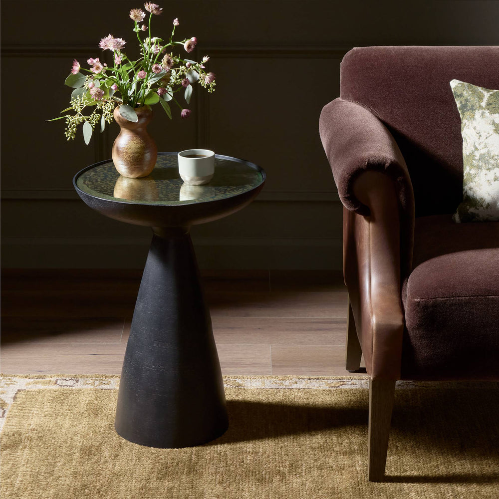 Marlow Mod Pedestal Side Table