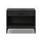 Rosenell Open Nightstand  option Black Oak Veneer