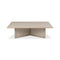 Rosenell Square Coffee Table  option Natural Oak Veneer