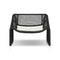 Selma Outdoor Lounge Chair (Set of 2)  option Black / Venao Ivory